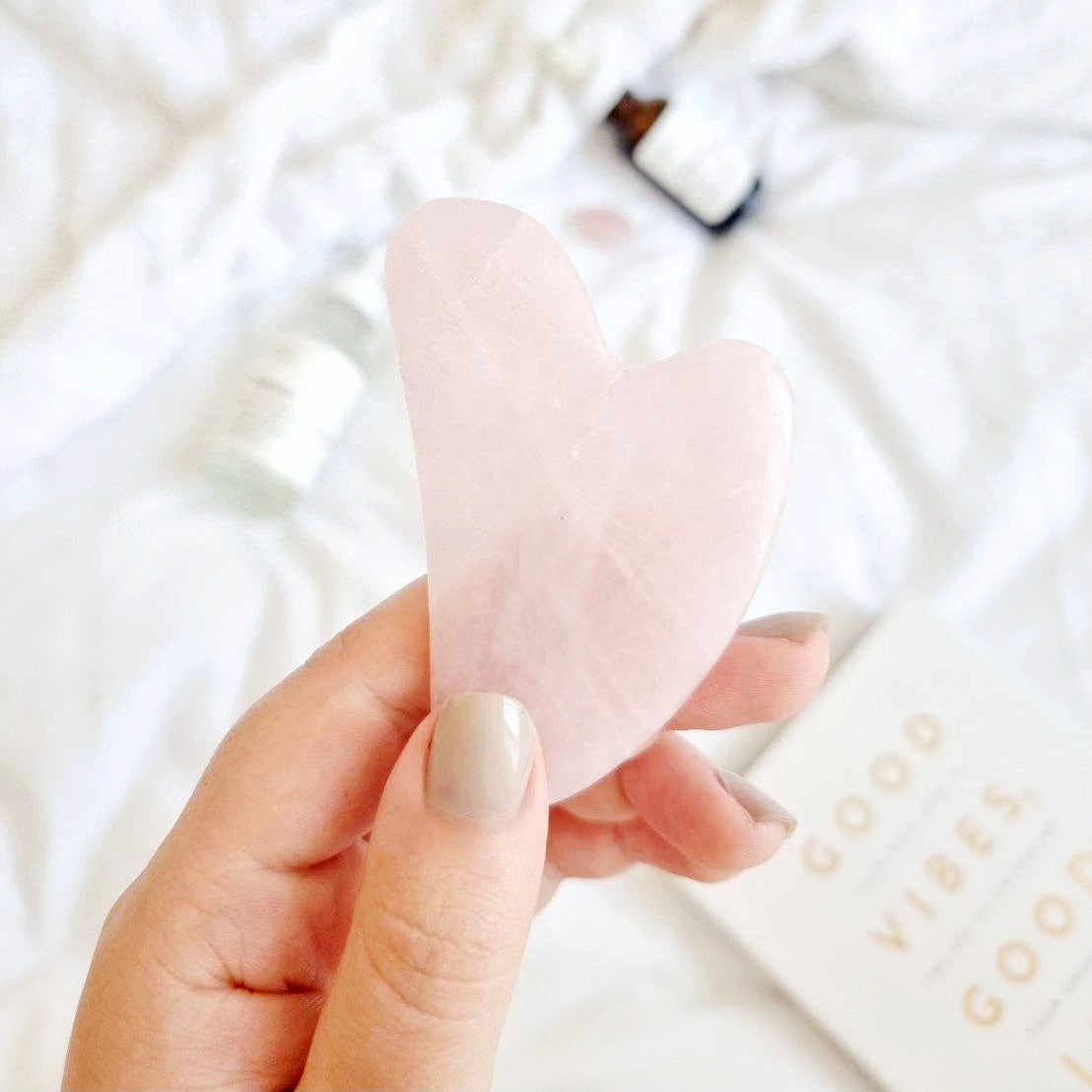GUA SHA ROSEQUARTZ ♡